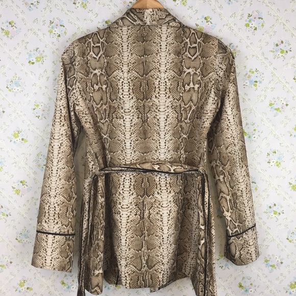Vince Camuto Snakeskin Print Jacket - Picture 2 of 7